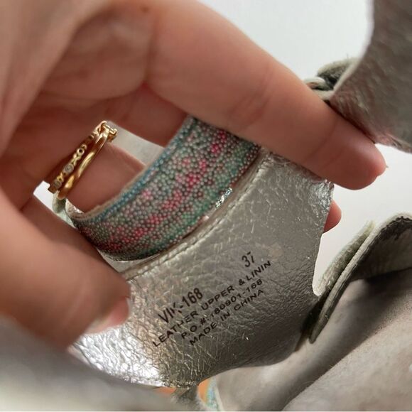 Alegria Viki Seascape Multi Color Comfort Sandals Size 7 - Picture 5 of 6